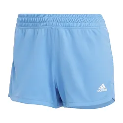 Quần Short Nữ Adidas Pacer 3-Stripes Knit HR7825 Màu Xanh Blue Size 2XS