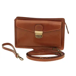 Túi Đeo Chéo Nam Old Angler 007893MA Màu Nâu