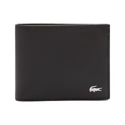 Ví Nam Lacoste Men's Fitzgerald Leather 6 Card WalletWallet NH1115FG 028 Màu Nâu Đậm