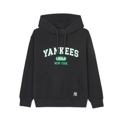 Áo Hoodie MLB Overfit của Varsity New York Yankees 3AHDV0141-50BKS Màu Đen