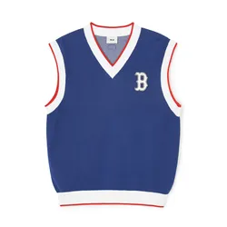 Áo Len Ghi Lê MLB Varsity Boston Red Sox 3AKPV0341-43RBS Màu Xanh Đỏ