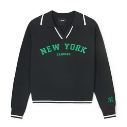 Áo Len Nữ MLB Varsity New York Yankees 3FKPV0141-50BKS Màu Đen