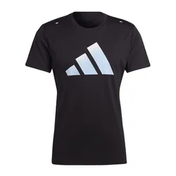 Áo Phông Nam Adidas Logo 3 Bar Run Icons Tshirt HR3243 Màu Đen Size S