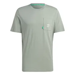 Áo Phông Nam Adidas Originals Essentials Made With Hem Tshirt HR2955 Màu Xanh Nhạt Size S