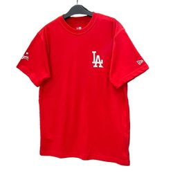 Áo Phông New Era MLB Logo LA Cây Dừa Tshirt Màu Đỏ