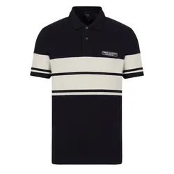 Áo Polo Nam Armani Exchange Polo Shirt 3RZFGG ZJM5Z Màu Navy/Trắng Size XS