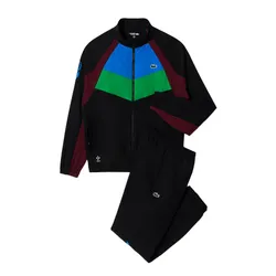 Bộ Quần Áo Gió Nam Lacoste Tennis x Daniil Medvedev Tracksuit WH1789-00 Màu Xanh Đen Size 3