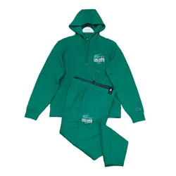 Bộ Quần Áo Nỉ Nam Lacoste Jogger Trackpantst Màu Xanh Green Size 4