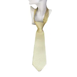 Cà Vạt Nam Salvatore Ferragamo Print Silk Tie Màu Vàng