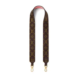 Dây Đeo Túi Louis Vuitton LV Bandoulière J02330 Strap Mono Màu Nâu