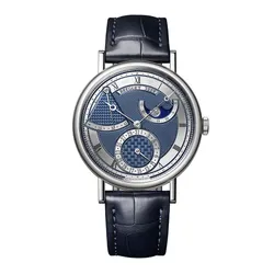 Đồng Hồ Nam Breguet Classique Power Reserve Watch 7137BB/Y5/9VU Màu Xanh Navy