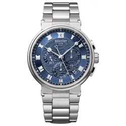 Đồng Hồ Breguet Marine 5527BB/Y2/BW0 Màu Xanh Bạc