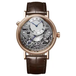 Đồng Hồ Breguet Tradition Automatic Retrograde Date 7597BR/G1/9WU Màu Nâu Vàng Hồng