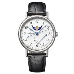 Đồng Hồ Nam Breguet Classique Moonphase Power Reserve 39mm 7787BB/29/9V6 Màu Đen Trắng