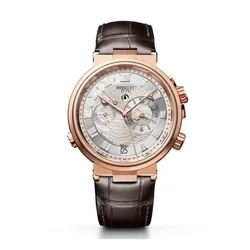 Đồng Hồ Nam Breguet Marine Alarme Musicale Watch 5547BR/12/9ZU Màu Nâu