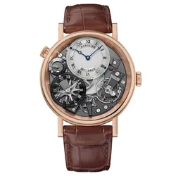 Đồng Hồ Nam Breguet Tradition GMT Manual Wind 40mm 7067BR/G1/9W6 Màu Nâu Vàng