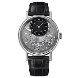 Đồng Hồ Nam Breguet Tradition Manual Wind 40mm 7057BB/G9/9W6 Màu Bạc Đen