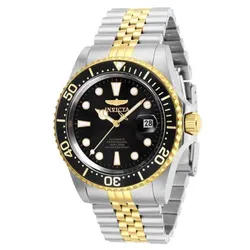 Đồng Hồ Nam Invicta Pro Diver Automatic Black Dial Men Watch 30094 Màu Bạc Đen