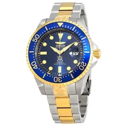 Đồng Hồ Nam Invicta Pro Diver Automatic Blue Dial Men Watch 27613 Màu Xanh Vàng
