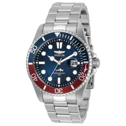 Đồng Hồ Nam Invicta Pro Diver Quartz Black Dial Pepsi Bezel 30951 43mm Màu Xanh Biển