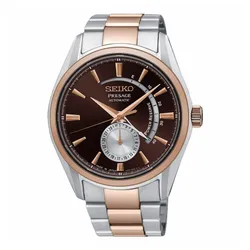 Đồng Hồ Nam Seiko Presage SSA354J1 Màu Bạc Vàng Hồng