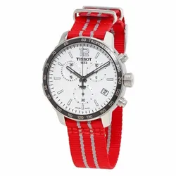 Đồng Hồ Nam Tissot Quickster Houston Rockets Special Edition Chronograph T0954171703712 Màu Đỏ Trắng