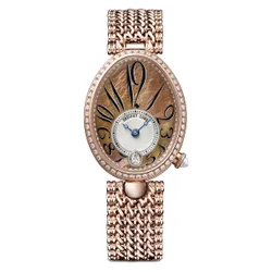 Đồng Hồ Nữ Breguet Reine De Naples Automatic Ladies 8918BR/5T/J20/D000 Màu Vàng Hồng