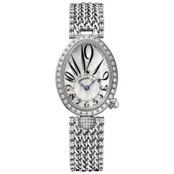 Đồng Hồ Nữ Breguet Reine De Naples Automatic Mini Ladies 8928BB/5W/J20 DD00 Màu Bạc