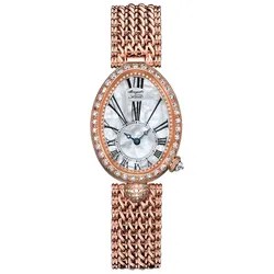 Đồng Hồ Nữ Breguet Reine De Naples Automatic Mini Ladies 8928BR/51/J20/DD00 Màu Vàng Hồng