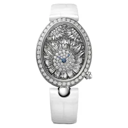 Đồng Hồ Nữ Breguet Reine De Naples Cammea 8958BB/65/974/D00D Màu Trắng Bạc