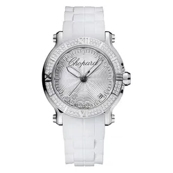 Đồng Hồ Nữ Chopard Happy Sport 278551-3003 Diamond Watch 36mm Màu Bạc