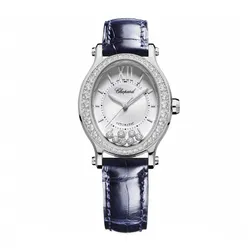 Đồng Hồ Nữ Chopard Happy Sport 278602-3003 Diamonds Màu Xanh Navy Bạc