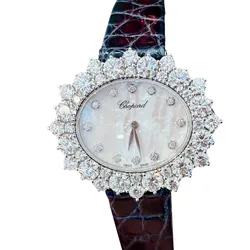 Đồng Hồ Nữ Chopard L’Heure Du Diamant Oval Medium Size 36mm Màu Đen