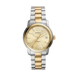 Đồng Hồ Nữ Fossil Heritage Automatic Two-Tone Stainless Steel Watch ME3228 Màu Vàng Bạc