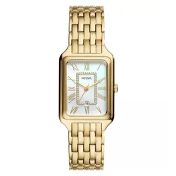 Đồng Hồ Nữ Fossil Raquel Three-Hand Date Gold-Tone Watch ES5304 Màu Vàng