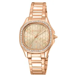 Đồng Hồ Nữ Roberto Cavalli Quartz JC1L263M0075 Màu Vàng Hồng 
