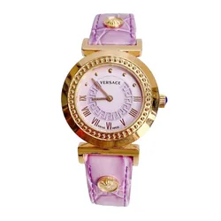 Đồng Hồ Nữ Versace Vanity P5Q80D702S702 Màu Tím Vàng Hồng