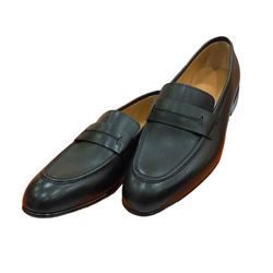 Giày Lười Nam Hermès Loafer Màu Đen Size 41.5