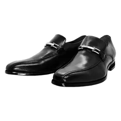 Giày Lười Nam Madras Modello Leather Shoes 4050BLA Màu Đen Size 40