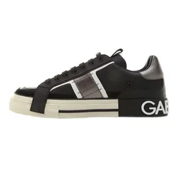 Giày Sneaker Dolce & Gabbana D&G 2.Zero Custom Leather Màu Đen Size 5
