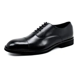 Giày Tây Nam Madras Modello Onstep Straight Tip OS7001 Màu Đen Size 40