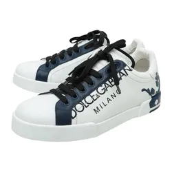 Giày Thể Thao Dolce & Gabbana D&G Họa Tiết Xanh CS1612AU455 Màu Trắng Xanh Size 6