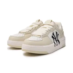 Giày Thể Thao MLB Chunky Liner Basic New York Yankees 3ASXCLB3N-50IVS Màu Kem Size 235