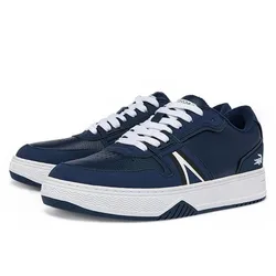 Giày Thể Thao Nam Lacoste Sneakers L001 NVY/WHT 743SMA007 092 Màu Xanh Navy Size 9