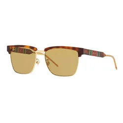 Kính Mát Nam Gucci Men's Rectangular Sunglasses GG0603S 006S Màu Nâu Havana
