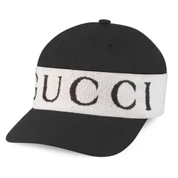 Mũ Gucci Baseball Hat With Headband 492545 Màu Đen Trắng Size XS