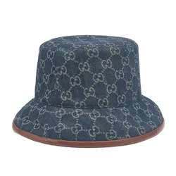 Mũ Gucci GG Canvas Bucket Hat 576371 4HAC3 4264 Màu Xanh Denim Size S