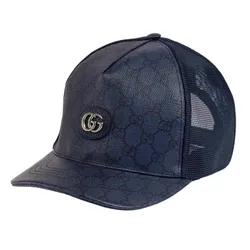 Mũ Nam Gucci GG Supreme Baseball Hat ‎733927 4HAXN 8468 Màu Xanh Size S