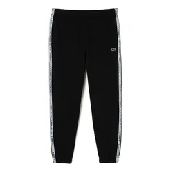 Quần Nỉ Nam Lacoste Logo Stripe Joggers XH5072 031 Màu Đen Size 4