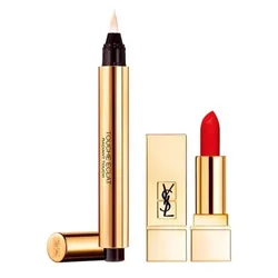 Set Son Môi + Che Khuyết Điểm Yves Saint Laurent YSL Touche Eclat ( Son YSL 01 Mini + YSL Touche Eclat Radiant Touch N2)